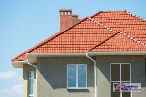 orange stone coated steel roof