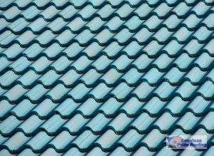 blue clay tile roof