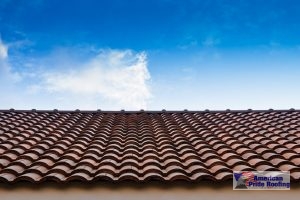 barrel ceramic tile on roof